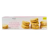 M&S / Marks & Spencer | All Butter Viennese Raspberry Cream Biscuits 125g | From the UK