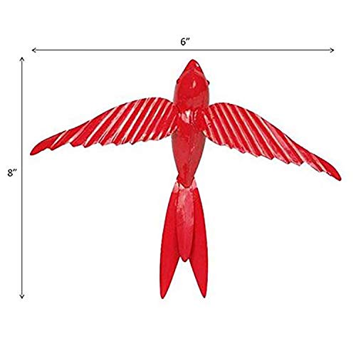 Image of ELAN Hanging Decorative Rockstar Bird for Home Balcony and Garden Decor (Set of 5- Multicolour)