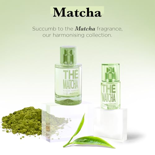 Image of Solinotes Matcha Eau de Parfum, Vanilla & Almond, Long-Lasting, 1.7 Fl Oz