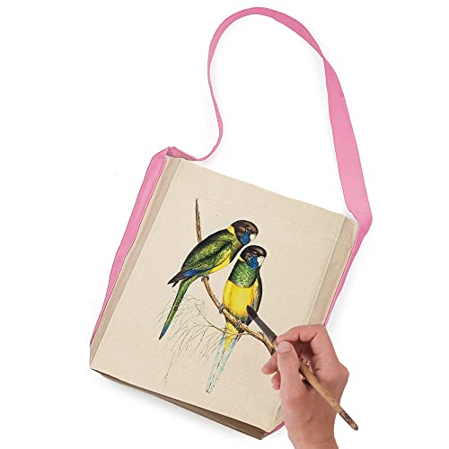 Image of Lify Womens Bi- Colour Canvas Tote Bag,Shoulder Bag,Top Magnetic Button Closure,Daily Essentials- Pack Of 7 (Mixed Colors)