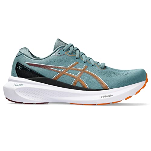ASICS Herren Gel-Kayano 30 Laufschuhe, Foggy Teal/Bright Orange, 42.5 EU