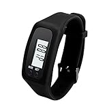 Pedometer, Step Tracker for Running Walking Distance Fitness Bracelet Wrist Band by Bereezy