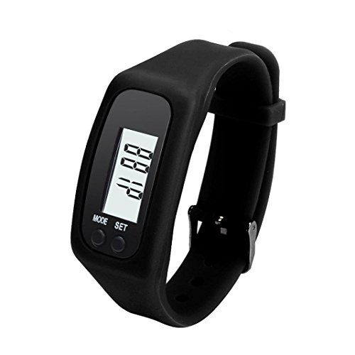 Pedometer, Step Tracker for Running Walking Distance Fitness Bracelet Wrist Band by Bereezy