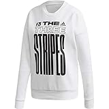 sudadera adidas blanca y negra mujer Ropa deportiva adidas adidas W Mhe Gr Sweat Sudadera, Mujer, Blanco, XS