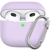 【Facile à Transporter】Livré avec un mousqueton en métal durable, il se fixe facilement à votre sac à dos, ceinture, minimisant les pertes (AirPods 3 Non Inclus).