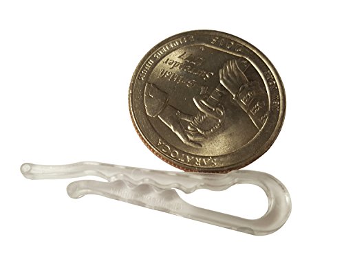 100 Durable Plastic Alligator Clips for Shirts, Socks, Pants (100 Clips)