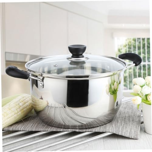 Poêle de cuisson domestique multi-usage avec fond épais en inox