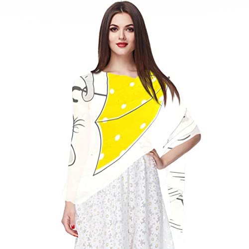 Foulard en mousseline de soie dinosaures idée cadeau femme multicolore 14