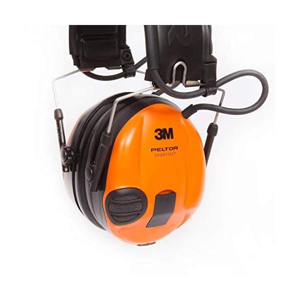 3M Peltor SportTac Elektronischer Gehorschutz | Auswechselbare Farbige Muscheln | Inklusive Ohrenstopsel Extra… – Bild 4
