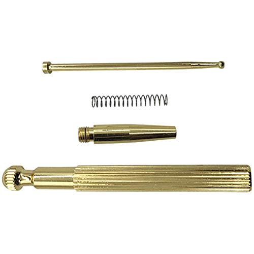 Wlkq 2Pcs Copper Ear Body Point Probes Spring Loaded Retractable Acupuncture Pens - Ear Acupuncture Point Probe With Built-In Body Stimulator Acupressure Pen #TOP3