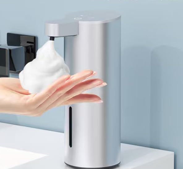 Dispensador automático de jabón: dispensador de jabón líquido sin contacto con sensor infrarrojo, adecuado para baños, cocinas, lavabos, hoteles y restaurantes