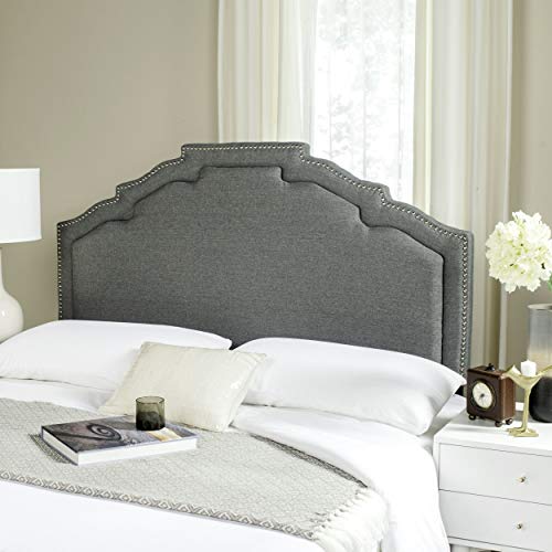 Safavieh Mercer Collection Alexia Linen Headboard Queen Gray #TOP1