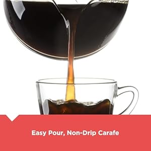 Blackdecker 12 cup coffee maker with easy onoff switch easy pour non drip carafe with removable filter basket vortex technology black  urban country home decor