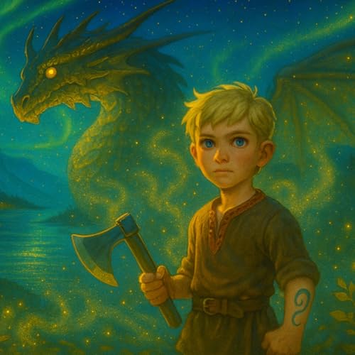 Page de couverture de Ragnar et le Dragon des Brumes – Conte Viking magique pour enfants aventuriers