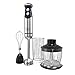 Wahl ZY025 James Martin frullatore a mano, potente frullatore a mano 800W con Chopper e frusta a palloncino, acciaio inossidabile, peso 1,8 kg, apparecchio per la preparazione degli alimenti da cucina