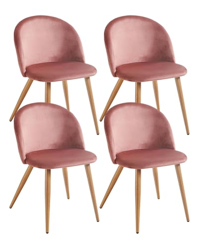 Set e montaggio: facile montaggio delle sedie da pranzo grazie alle istruzioni disponibili come sedie da sala da pranzo, set da 4 pezzi, set da 2, 6 o 8 pezzi, adatto per qualsiasi gruppo di tavolo con 4 sedie. Aggiungi eleganza alla tua stanza con questa sedia da pranzo in velluto