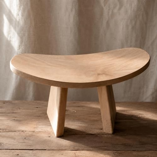 Tabouret assis à genoux contre le mal de dos petit modèle bois Gralara