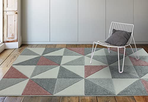 Sketch Alfombra de calidad moderna tallada a mano en colores pastel Cover