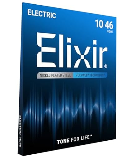 Cuerdas para guitarra eléctrica Elixir Strings con recubrimiento POLYWEB, calibre ligero (.010-.046) | Ya disponible en tu tienda friki favorita! En mundofriki.es! Cuerdas para guitarra eléctrica Elixir Strings con recubrimiento POLYWEB, calibre ligero (.010-.046) | Ya disponible en tu tienda friki favorita! En mundofriki.es!