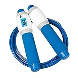 Verstellbares Workout-Springseil für Damen, Herren, Kinder, Blau