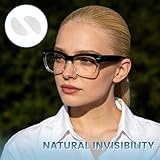 30 Pairs Eyeglass Nose Pads Silicone Nose Pads for Glasses Stick on Adhesive Anti Slip Nose Pads Soft Silicone Nose Pad Cushion for Glasses, Eyeglasses, Sunglasses (Clear) - Image 7