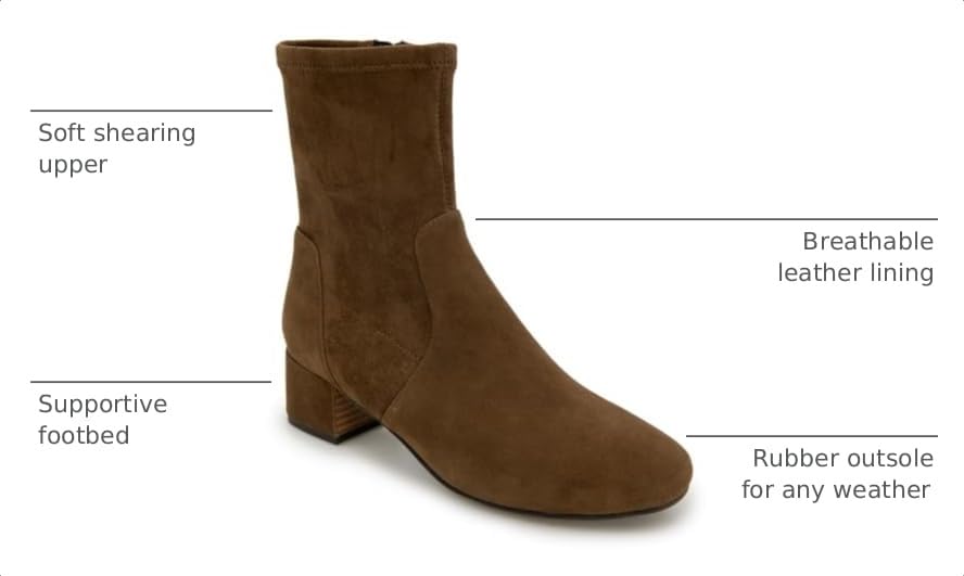Image of Gentle Souls by Kenneth Cole Women's Ella Stretch Ankle Boots