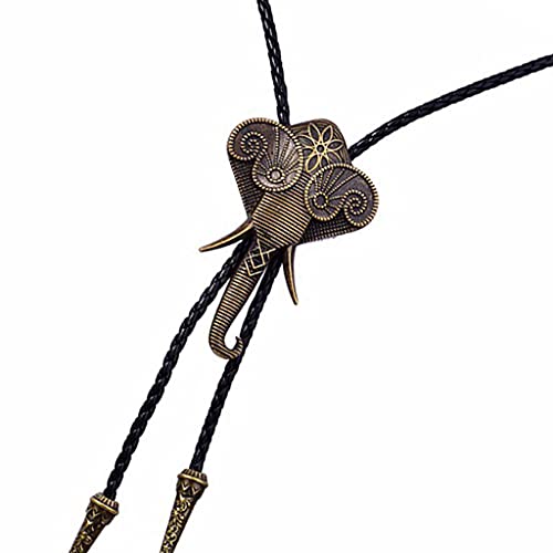 Image of Animal & Plant Bola Tie Bolo Tie Wedding Necklace for Men Women Groomsmen Western Cowboy Necktie