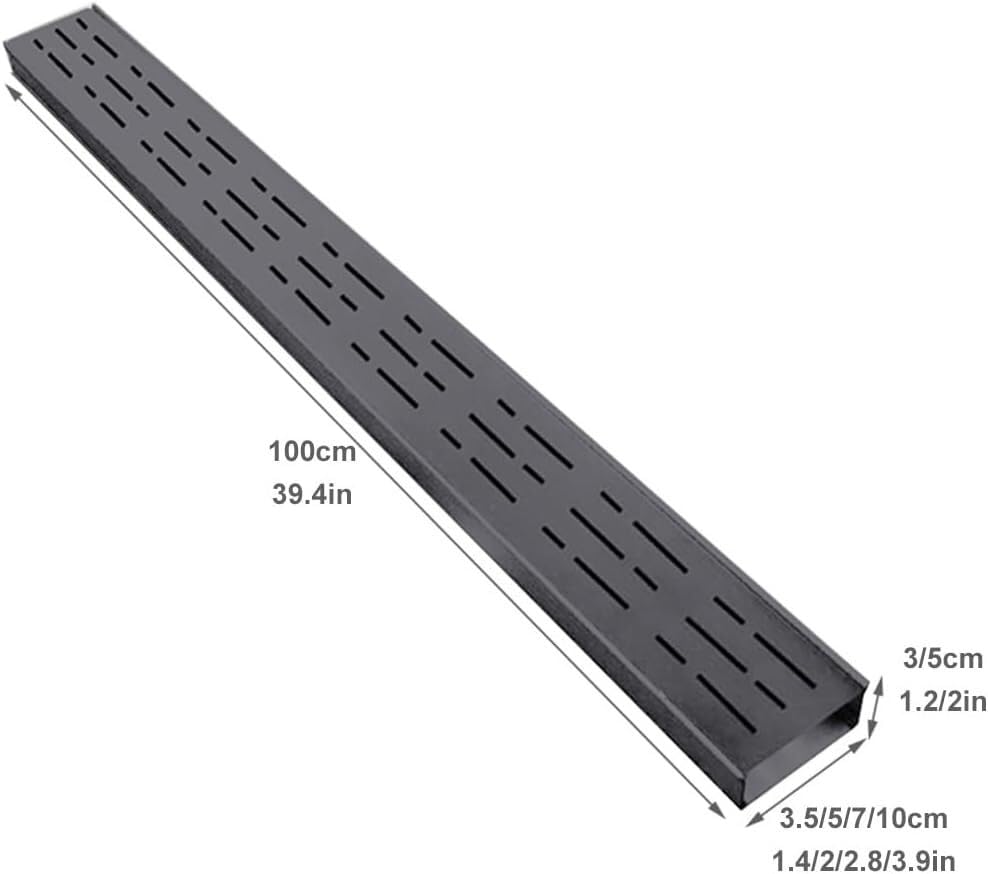 Kit de zanja de terraza para crear un drenaje invisible en patios modernos 3