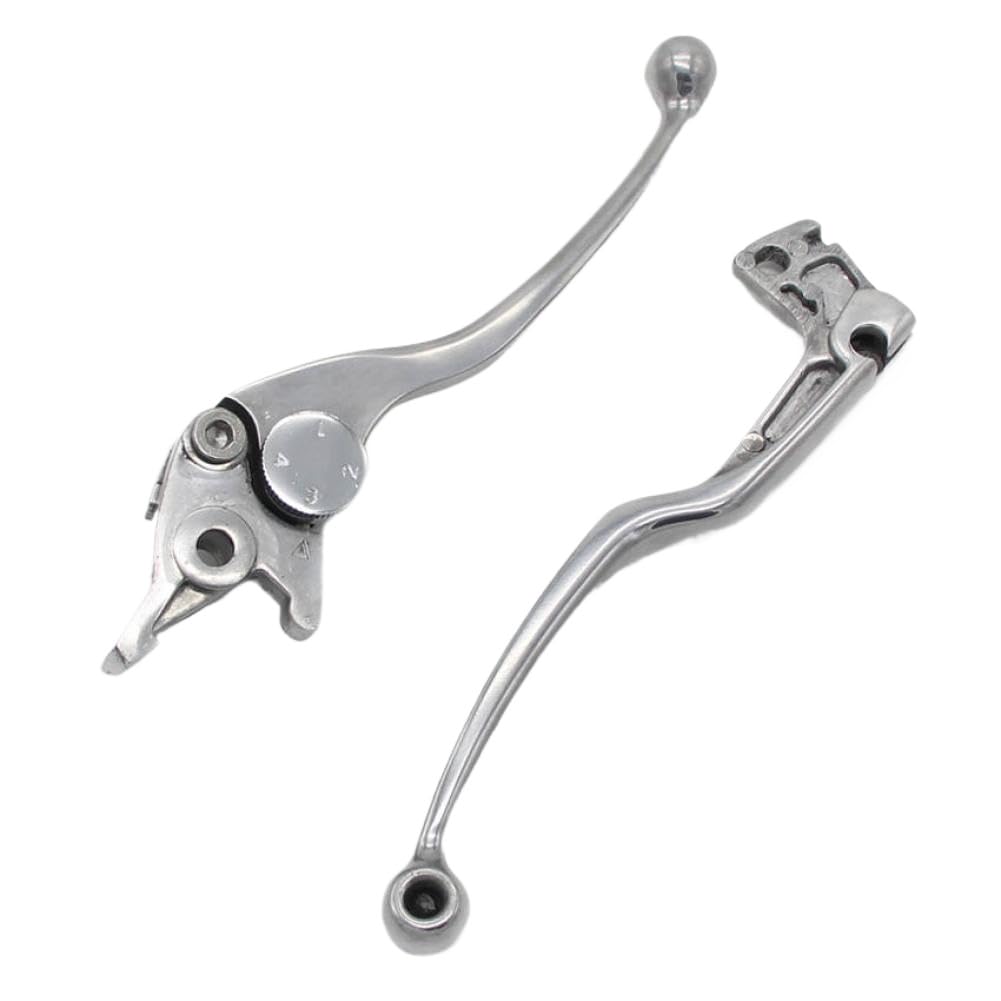 MpbUNjg Left and Right Brake Clutch Levers with Adjuster Compatible with GSF400 GSX600F GSX750 GSXR600 GSXR750 SV650S