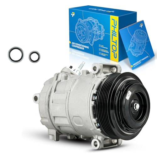 Image of PHILTOP 279047 Air Conditioner AC Compressor with Clutch for Ram ProMaster 2500 /3500 2018-2025,2014-2017 3.6L,ProMaster 1500 2018-2025,2014-2017 3.6L,ProMaster City 2018-2020, 2022