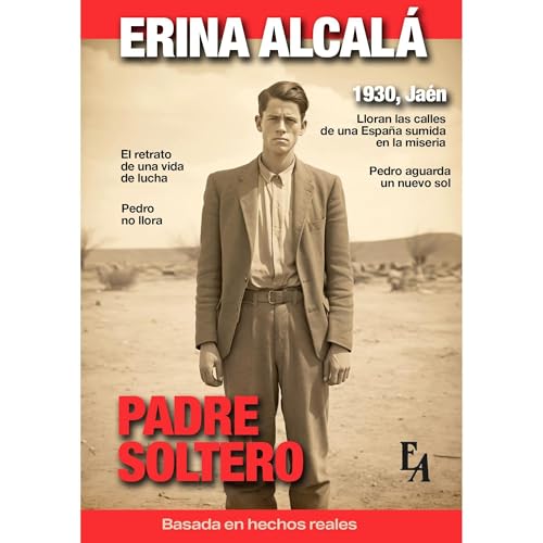 PADRE SOLTERO Audiolibro Por ERINA ALCALÁ arte de portada