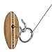 Tiki Toss Hook and Ring Toss Game Short Board Edition - 100% Bamboo Party Game for Indoor or Outdoor Family Fun (All Parts Included)