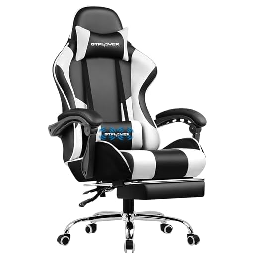 9 GTPLAYER Adjustable Gaming Chair with Footrest