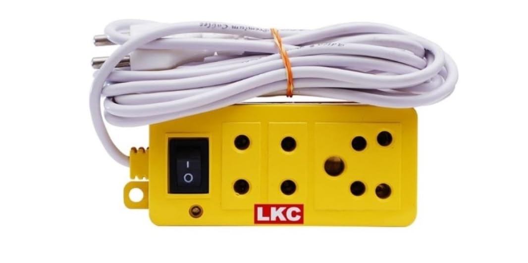 Electric Socket With Switch (ES12) (For Light Products) 6 A Three Pin Socket ()-image-45