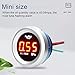 YIWENG Motorcycle Oil Pressure Gauge Digital Oil Pressure Gauge with Flashing Alarm 0-1.00MPa Car Engine Oil Pressure Meter Press Sensors 9-35V for Auto Motorcycle