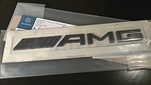 Matte Black - AMG - OEM Mercedes Benz Original Badge Decal Emblem Car Sticker *** USA SELLER ***