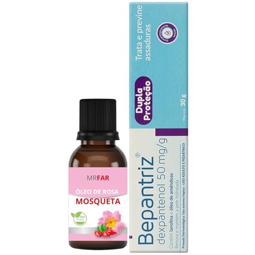 Kit Óleo De Rosa Mosqueta 30ml e Pomada Hidratante Bepatriz 30g