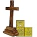 Holy Land Market Standing or Table Altar Olive Wood Cross (8 Inches (20 cm))