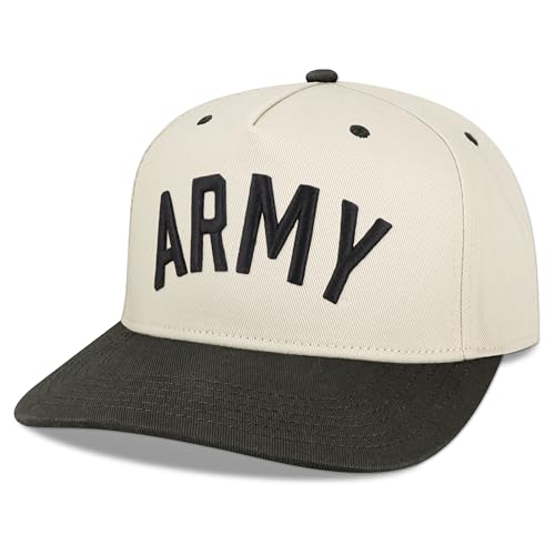 Legacy NCAA Officially Licensed Baseball Hat, Army Black Knights, Lightweight Cap for Men & Women, Heritage Twill Adjustable (HTA), Stone/Black, One Size Fits Most, Adjustable Closure