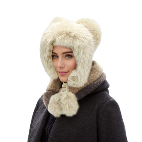 Starsouce Chapeau de trappeur d'hiver pour enfants Ushanka avec cache-oreilles avec housse en Starsouce Chapeau de trappeur d'hiver pour enfants Ushanka avec cache-oreilles avec housse en