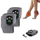 Portable Foot and Ankle Massager for Pain Relief – 3-in-1 Wireless Compression Massager with Heat, Deep Kneading & Air Pressure, Rechargeable & Lightweight for Home/Office/Travel (2)