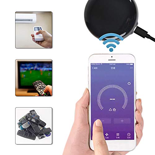 Controle remoto QRA2 IR Controle remoto Smart Home WiFi Adequado para Alexa Google Assistant One par