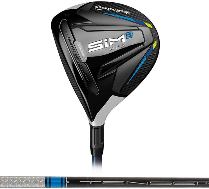 Left Handed TaylorMade Sim 2 Max Fairway, 3 Wood, Regular Flex, Tensei Blue 65g