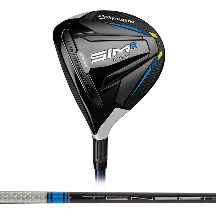 Lefty TaylorMade SIM2 MAX #3HL Fairway (16.5 Degree), Blue Tensei 65 Regular Flex