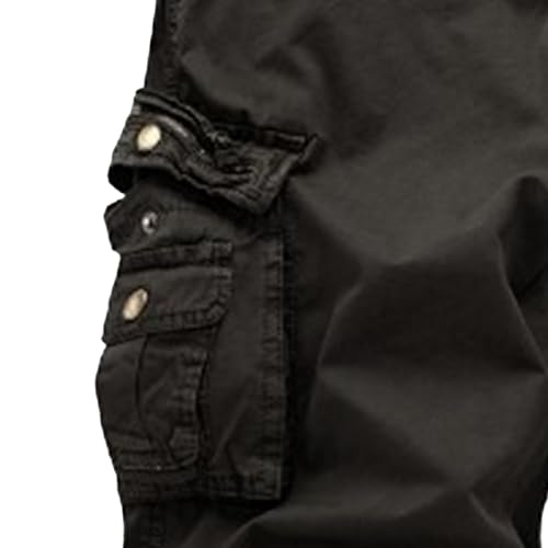 Shorts cargo con cierre y hebilla para hombre miniatura 4