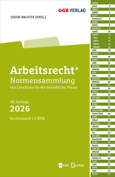 Arbeitsrecht+: Normensammlung für die betriebliche Praxis 2026 (Gesetze und Kommentare)