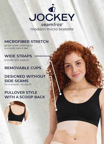 Jockey Women's Bra Modern Micro Stretch Seamfree Bralette4