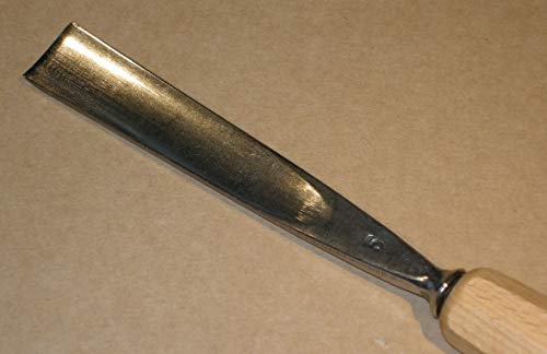 Stubai 550525 Type 5 Long/Polished Woodcarving Chisel, Grey/Beige, 25 mm - Image 2