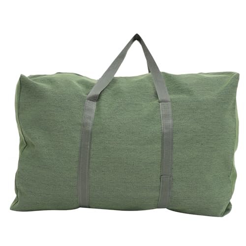 Paquet de sport en toile epaisse vert olive grand volume sac de rangement