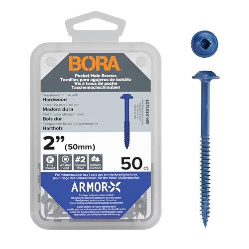 Bora Pocket Hole Screws - Fine Thread